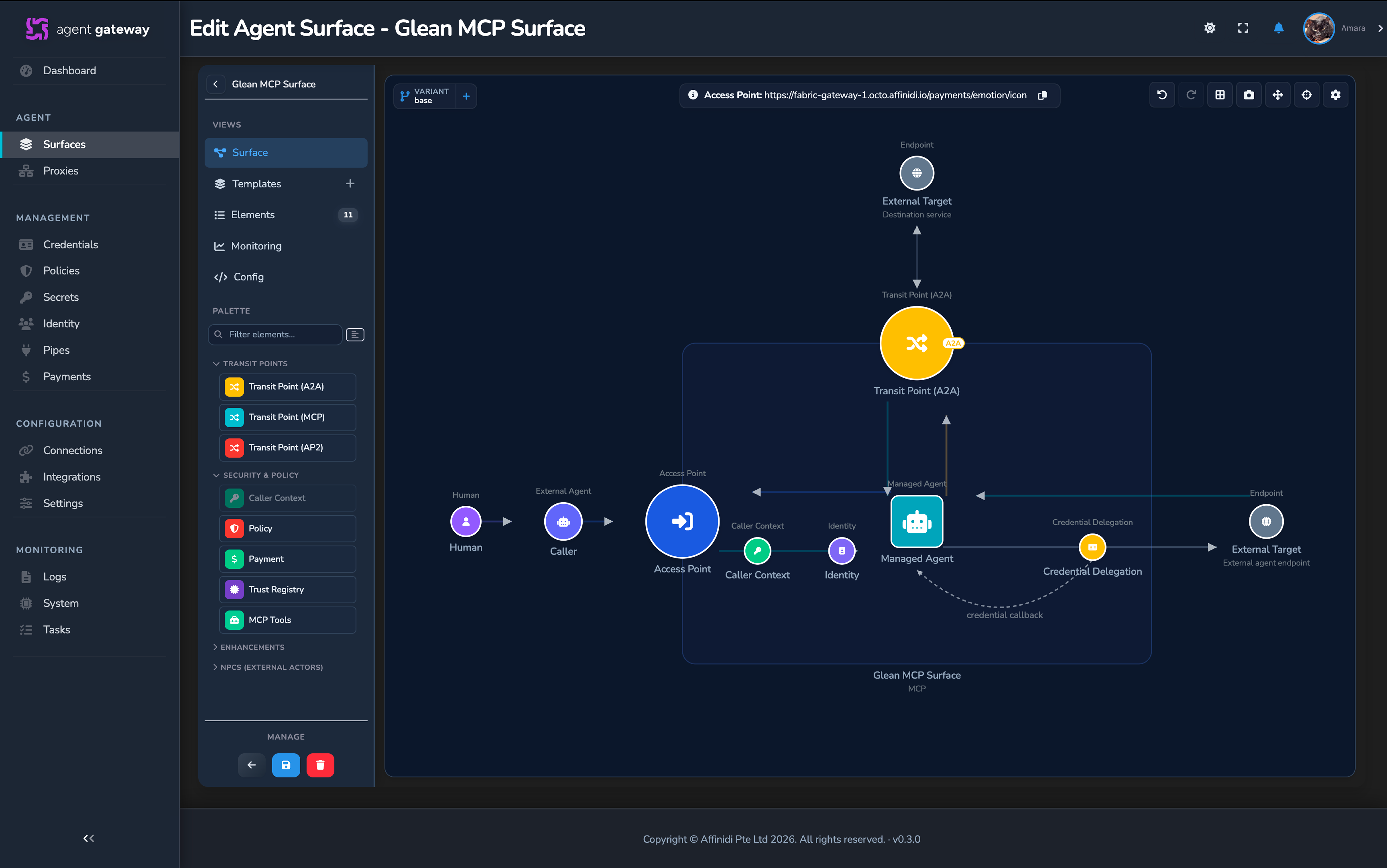 Design and interact with your gateway in one place