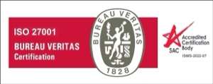 ISO/IEC 27001 Certified by SAC